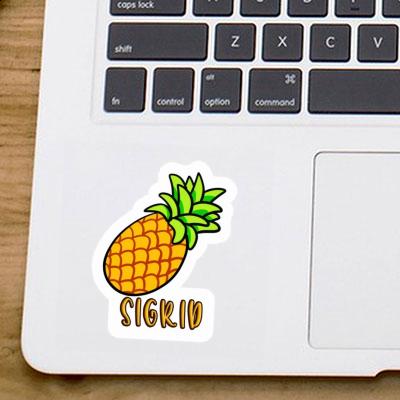Sticker Pineapple Sigrid Laptop Image