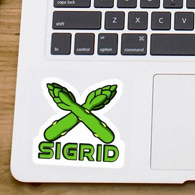 Asparagus Sticker Sigrid Notebook Image