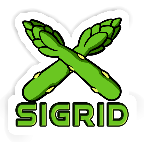 Sigrid Sticker Spargel Notebook Image