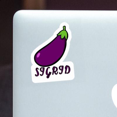 Sigrid Sticker Eggplant Image