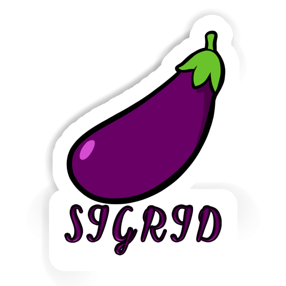 Sigrid Sticker Eggplant Notebook Image