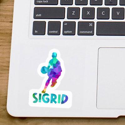 Sigrid Sticker Basketball Player Laptop Image