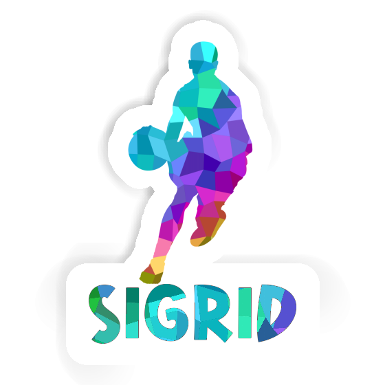 Sigrid Sticker Basketball Player Image