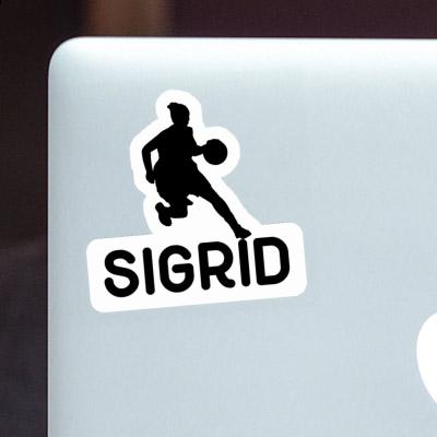 Sticker Basketballspielerin Sigrid Laptop Image
