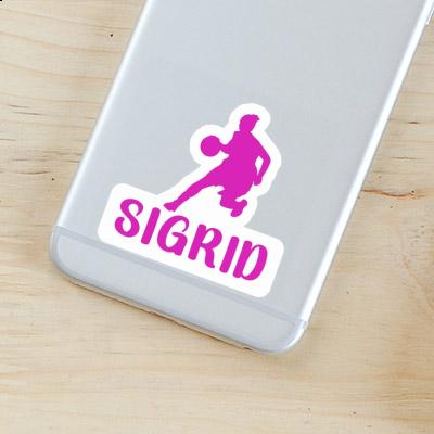 Basketballspielerin Sticker Sigrid Image