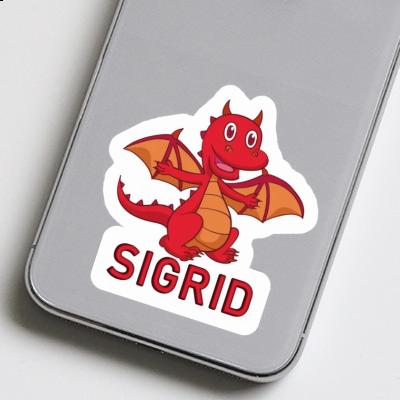 Sigrid Sticker Baby Dragon Laptop Image