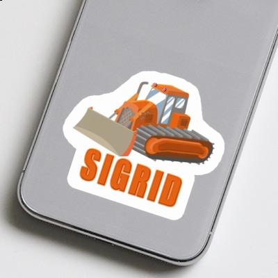 Sticker Excavator Sigrid Notebook Image