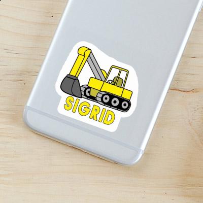 Excavator Sticker Sigrid Gift package Image