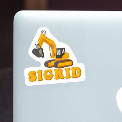 Sticker Sigrid Excavator Gift package Image