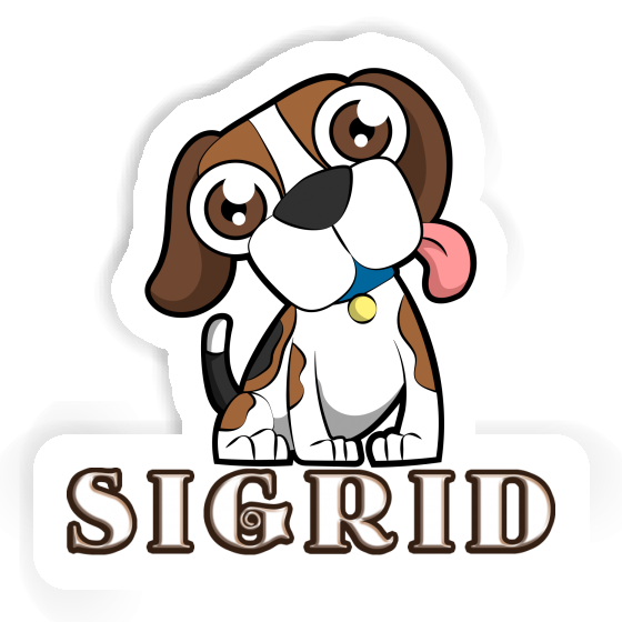 Beagle Sticker Sigrid Notebook Image