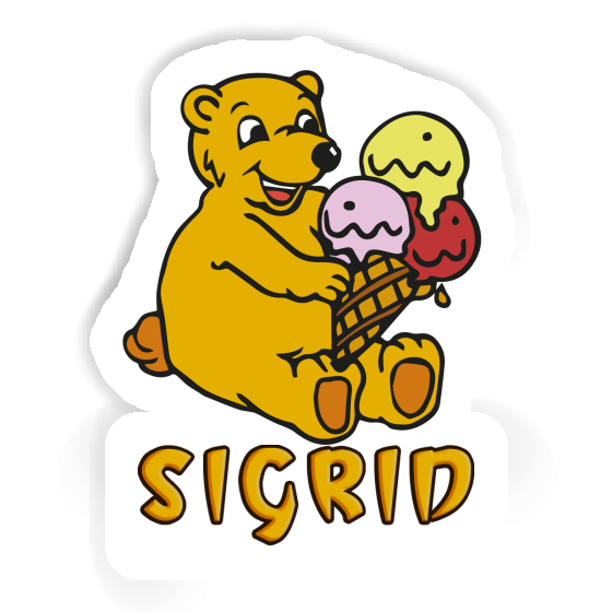 Sticker Sigrid Bear Notebook Image