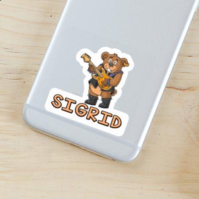 Sigrid Sticker Rocker Bear Laptop Image