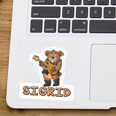 Sigrid Sticker Rocker Bear Notebook Image