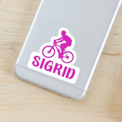 Biker Sticker Sigrid Notebook Image