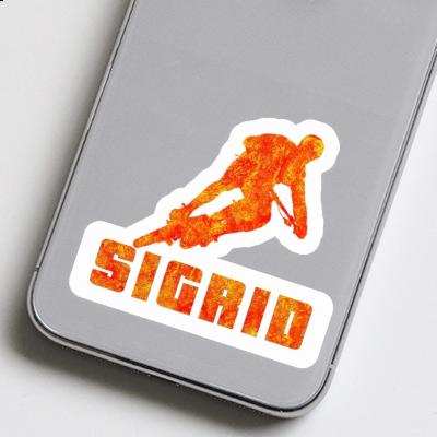 Sigrid Sticker Biker Laptop Image
