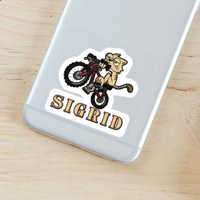 Sticker Sigrid Bicycle Laptop Image