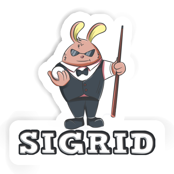 Sticker Billiard Player Sigrid Image