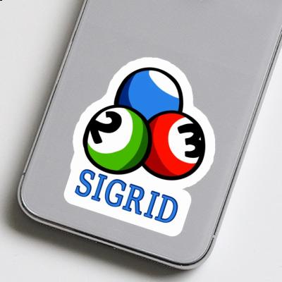 Sticker Sigrid Billiard Ball Image