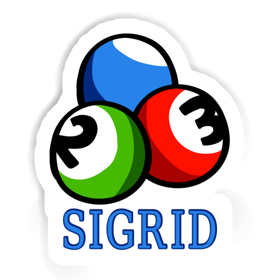 Sticker Sigrid Billiard Ball Gift package Image