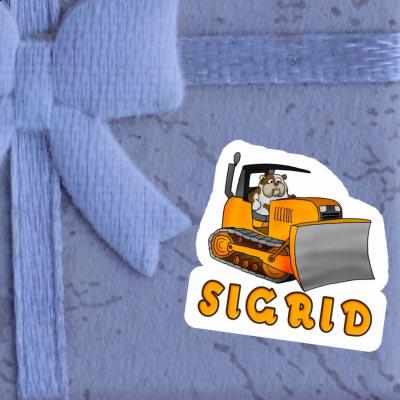 Sticker Bulldozer Sigrid Gift package Image