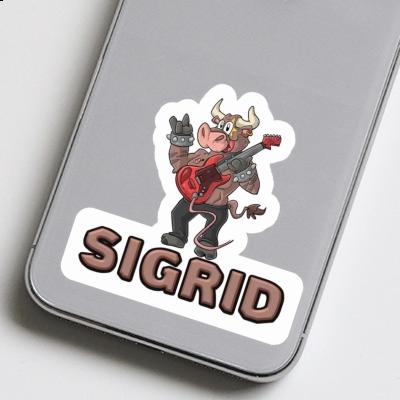 Sticker Sigrid Rocking Bull Laptop Image