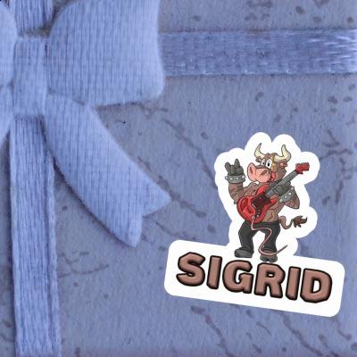 Sticker Sigrid Rocking Bull Notebook Image