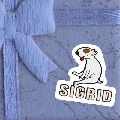 Autocollant Chien Sigrid Image