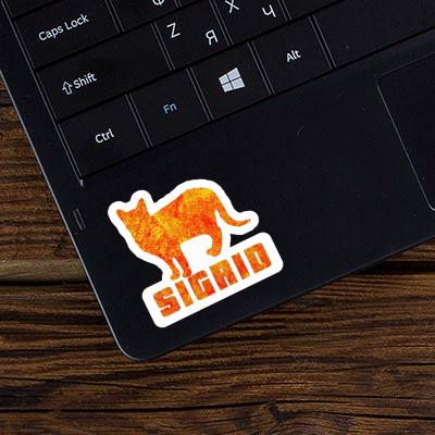 Sticker Katze Sigrid Laptop Image