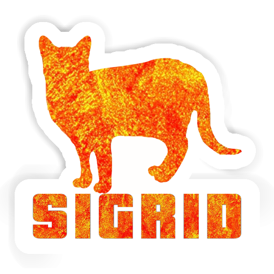 Sticker Katze Sigrid Notebook Image
