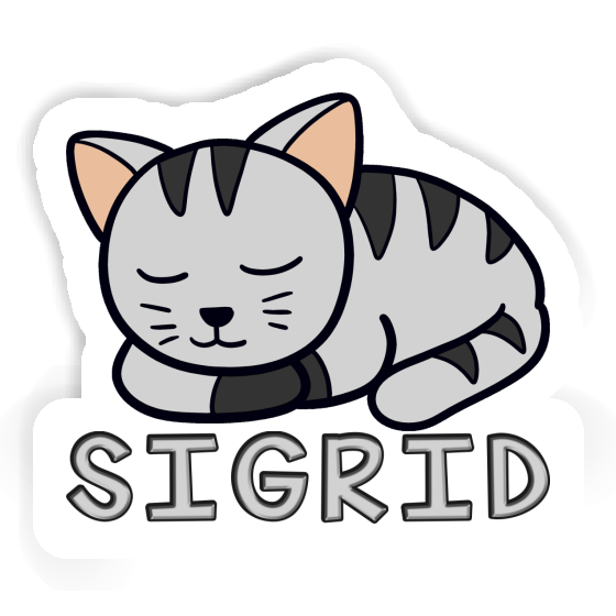 Sticker Sigrid Cat Notebook Image