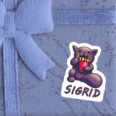 Sigrid Autocollant Chat-frites Gift package Image