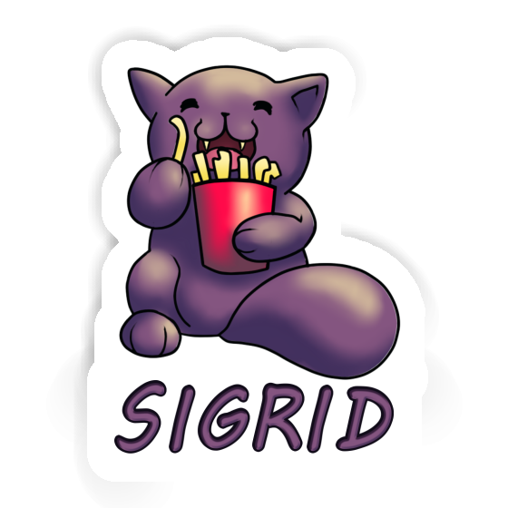 Sigrid Autocollant Chat Gift package Image