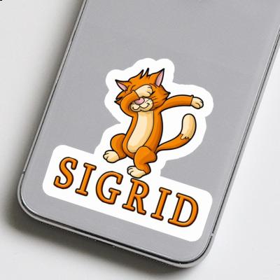 Sticker Dabbing Cat Sigrid Gift package Image