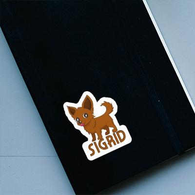 Sticker Sigrid Chihuahua Gift package Image