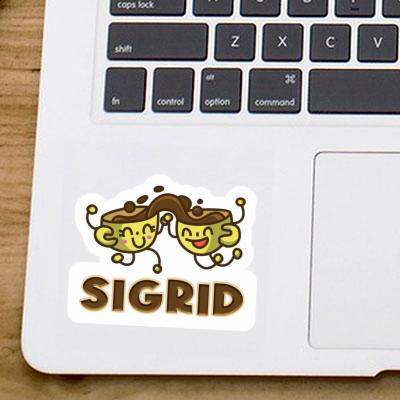 Coffee Sticker Sigrid Notebook Image