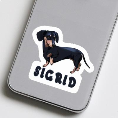 Dachshund Sticker Sigrid Notebook Image