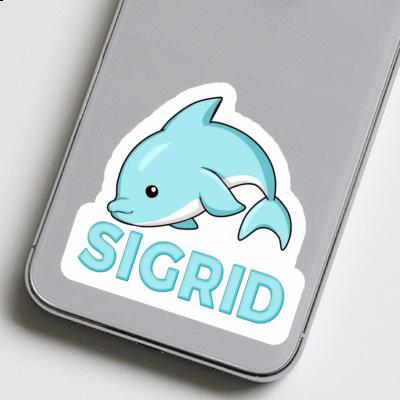 Aufkleber Delphin Sigrid Laptop Image