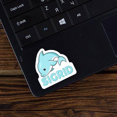 Sticker Sigrid Fish Laptop Image