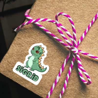 Autocollant Sigrid T-Rex Gift package Image