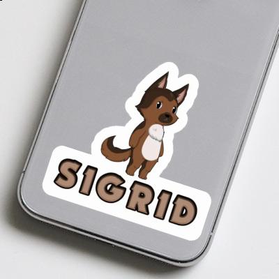 Sticker German Sheperd Sigrid Gift package Image