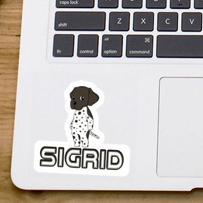 Sigrid Autocollant Braque Allemand Laptop Image