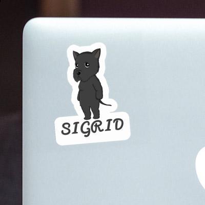 Sticker Giant Schnauzer Sigrid Notebook Image