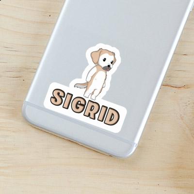 Sticker Golden Retriever Sigrid Notebook Image