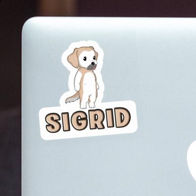 Sigrid Sticker Golden Retriever Notebook Image