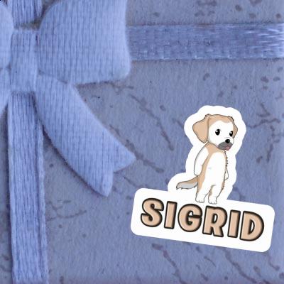 Sigrid Sticker Golden Retriever Laptop Image