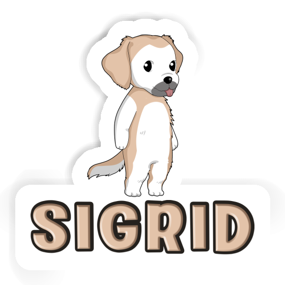 Sigrid Sticker Golden Retriever Gift package Image