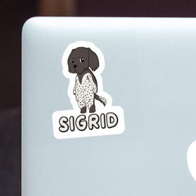 Sticker Sigrid Munsterlander Laptop Image