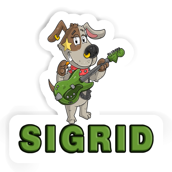 Sticker Sigrid Guitarist Gift package Image
