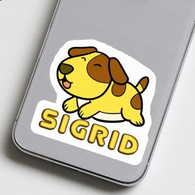 Dog Sticker Sigrid Laptop Image