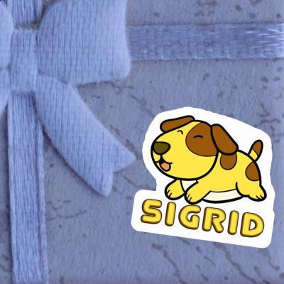 Dog Sticker Sigrid Notebook Image